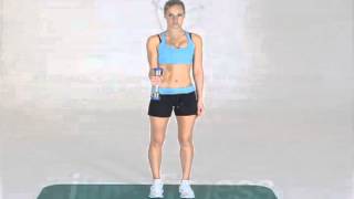 Standing Dumbbell External Rotation [upl. by Ellierim716]