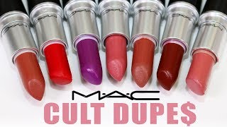 Drugstore Dupes for 7 Cult Favorite MAC Lipsticks [upl. by Lidda]