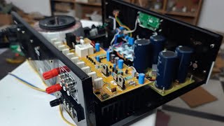 How to make an Amplifier DIY Amplifier ✓ 500w Amplifier assembly ✓ Amplifier connection [upl. by Arhas]