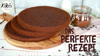 Das 1x1 des Backens Saftigen Schokoladenboden backen  Grundrezepte mit Kiki [upl. by Tema]