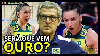 QUAIS AS CHANCES DO BRASIL NO VOLEI FEMININO NAS OLIMPÍADAS 2024 [upl. by Derwon]