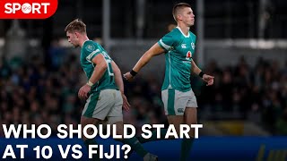 Who starts at 10 for Ireland vs Fiji [upl. by Hebrew142]