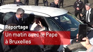 Des Bruxellois à la rencontre du Pape [upl. by Yentirb]