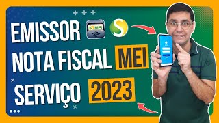 EMISSOR DE NOTA FISCAL PARA MEI DE SERVIÇO PELO CELULAR [upl. by Pfister]