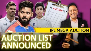 IPL Auction 2025 The ultimate players list announced  gamefaceon [upl. by Stephens]