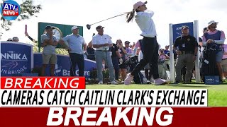 Cameras Catch Caitlin Clarks Exchange With Annika Sorenstam After Final Drive at LPGA ProAm [upl. by Surovy]