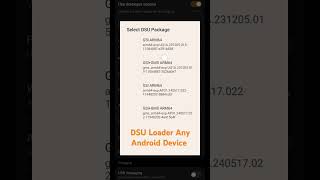 Dsu Loader For any android device Upgrade to Latest Android version [upl. by Nahtnoj]