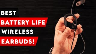 Top 6 Best Battery Life Wireless Earbuds 2024 ✅ [upl. by Neira105]