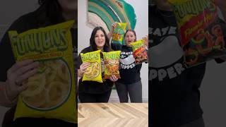 🌟FOOD REVIEW 🌟 NEW FUNION FLAVORS 🌟 RATING 110 🌟shorts snack foodreview mukbang crunch [upl. by Terrena]