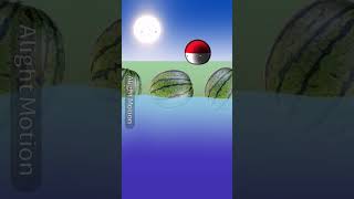 Watermelon River Tycoon  PlanetballsCountryballs  Countyballs Meme Animation [upl. by Collie142]