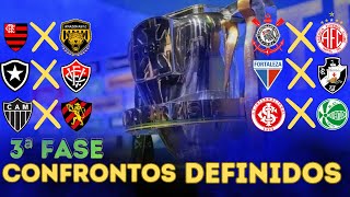 SORTEIO DA 3ª FASE DA COPA DO BRASIL 2024  TODOS os confrontos definidos [upl. by Goulet]