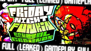 Friday Night Funkin SchoolGrounds Leaked Build Full Gameplay [upl. by Akyssej167]