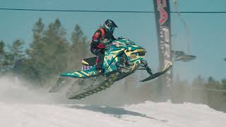 2024 CSRA Snowcross Round 4  Ladies amp Vet Highlights  Horseshoe Resort Barrie Ontario  4K [upl. by Seeto498]