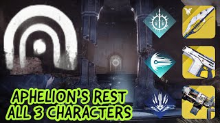 Legend Lost Sector Aphelions Rest on all Classes  Destiny2 Season of the Wish [upl. by Aniretak262]