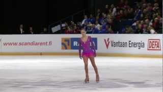 Finlandia Trophy 2012 Espoo 7102012 Ladies Free Skating Julia Lipnistkaia RUS [upl. by Aramas]