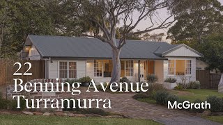 22 Benning Avenue Turramurra [upl. by Nylarad]