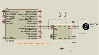 33 Interfacing DC Motor  MPLAB XC8 for Beginners Tutorial [upl. by Sakul]