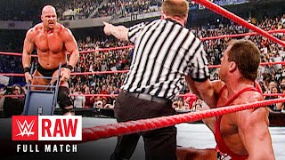 FULL MATCH — quotStone Coldquot Steve Austin vs Kurt Angle Raw Jan 28 2002 [upl. by Eelyak984]