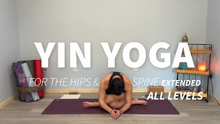 Yin Yoga for Hips amp Low Spine  Extended Deep Stretch with Padma Dharmata [upl. by Annaik542]