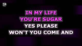 Maroon 5  Sugar  Karaoke Lower Key [upl. by Ejroj]