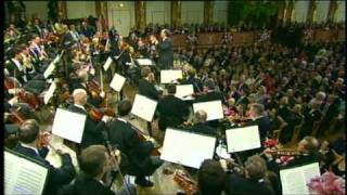 Nikolaus Harnoncourt and Vienna Philharmonic  New Years Concert 2001 [upl. by Yriek]