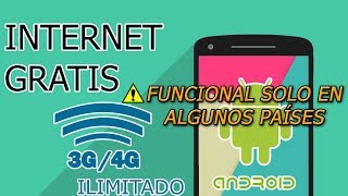 ¡Cómo tener Datos Móviles ilimitados en Android 2017 [upl. by Einnoc]