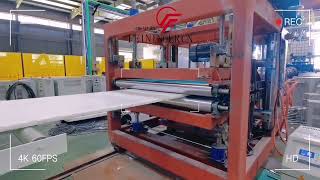 China Feininger XPS foam board production line [upl. by Zetnas]