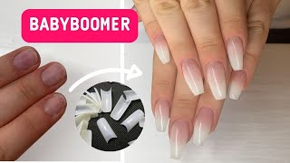 ONGLES EN GEL  Le BABYBOOMER avec CAPSULES [upl. by Thirzia]