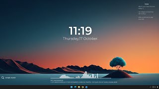 Make Windows 11 Look Clean  Minimal Theme Rainmeter [upl. by Ellehcor128]