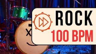 100 BPM  Rock Drum Beat  Backing Track 103 [upl. by Sivrad815]