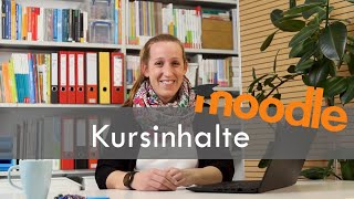 Arbeiten mit Moodle 4 Kursinhalte [upl. by Frangos]