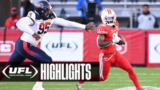 Houston Roughnecks vs DC Defenders Extended Highlights  UFL [upl. by Kenti]