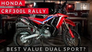 Honda CRF300L Rally  FULL REVIEW amp TEST RIDE [upl. by Seuguh]