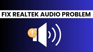 How to Fix Realtek Audio Issues in Windows 1011 🔇 [upl. by Oliy]