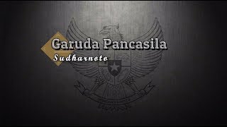 Karaoke 🎵 Sudharnoto  Garuda Pancasila 🎵 Lirik Lagu PIANO [upl. by Eneles]