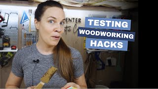 Testing Some Woodworking Tips and Tricks [upl. by Znieh]