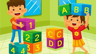 Learn ABC Phonics Shapes Numbers Colors Toddler Learning Videos For 3 Year Olds [upl. by Hteazile622]