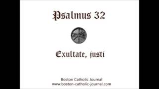 Psalm 32 in Latin [upl. by Ojyma]