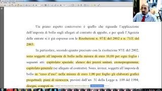 Imposta di bollo e contratti della PA  approfondimento 3072019 [upl. by Abigael352]