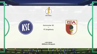 Karlsruher SC vs FC Augsburg  Highlights  DFB Pokal 2024 [upl. by Annahgiel]