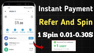 Instant Payment Bot  Lucky Gems Bot  Refer and spin [upl. by Tearle]