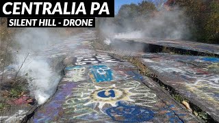 Centralia Pa  Silent Hill  Abandoned Ghost Town  Drone [upl. by Nuhsar]