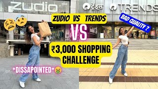 AFFORDABLE shopping Zudio VS Trends Under ₹3000😱Disappointed 😞 [upl. by Eniron775]