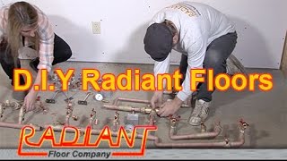 Radiant Floors  DIY Radiant Floors Do It Yourself [upl. by Retse943]