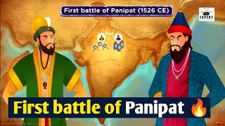 First Battle of Panipat 🔥 Babur vs Lodi The Clash of Empires [upl. by Prowel72]