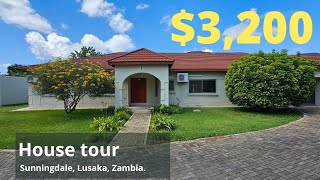 quotStunning 4Bedroom Sunningdale Lusaka House Tour  Luxury Living in Zambias Prime Locationquot [upl. by Assirrac]