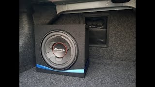 Subwoofer  Navigation ISUDAR  VW Jetta MK6  2011  Pioneer GXT3706BSET [upl. by Karlan843]