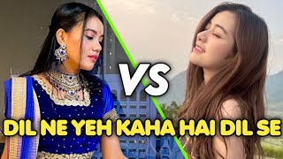 Vina fan VS Adinda Halona remake Dil ne yeh kaha hai Dil se [upl. by Attener]