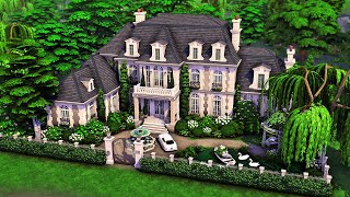 French Chateau  The Sims 4 Speed Build [upl. by Jacoba]