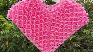 APRENDE A TEJER BONITO PONCHO PARA NIÑA A CROCHET [upl. by Thais]